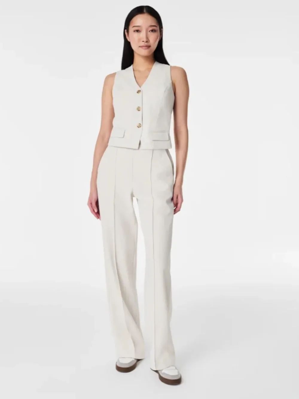 SPANX Care Free Crape Trousers wide leg